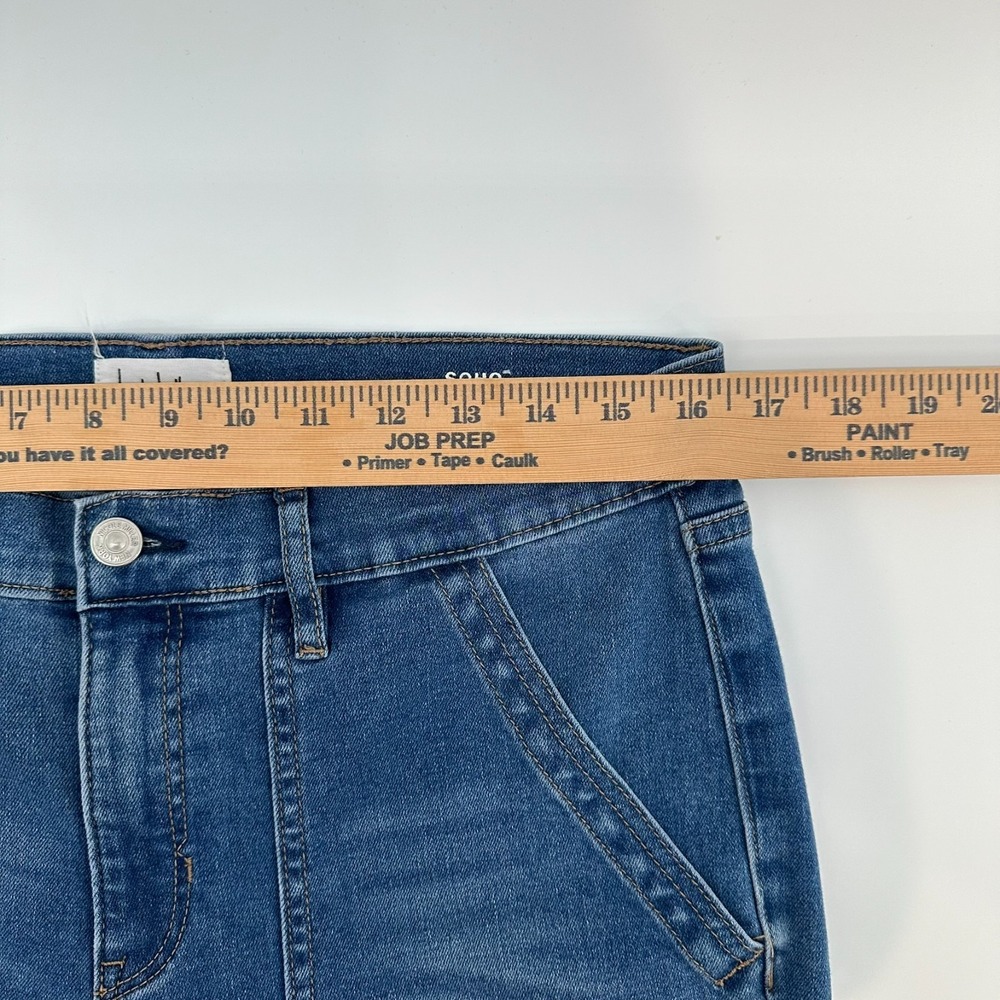 Nicole Miller New York Soho Jeans Womens 10 Blue Denim High Rise Bootcut Stretch - Picture 7 of 10